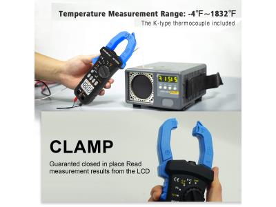 HoldPeak HP-7200A 2000 Counts Digital Clamp Multimeter AC Current Voltag Current NCV