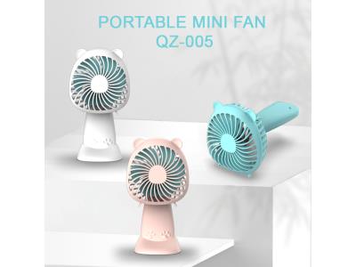 Qbill Portable Rechargeable USB and Battery Mini Fan