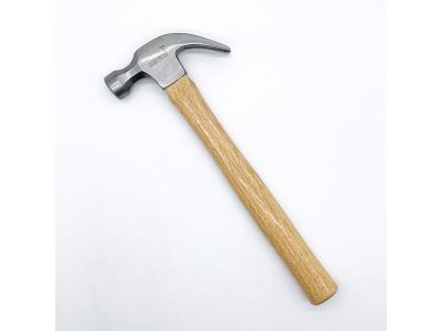 claw hammer with wood handle