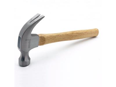 claw hammer with wood handle