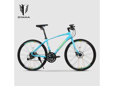 Good quality 27 speed Men's Hybrid Bike 700C double disc brake Oyama Bicicletas 