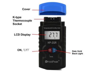 Temperature and Humidity Meters Moisture Meter Sensor, Mini Data Logger Digital Thermomete