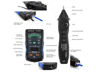 Holdpeak HP-5900A Cable Finder Tone Generator Probe Kit