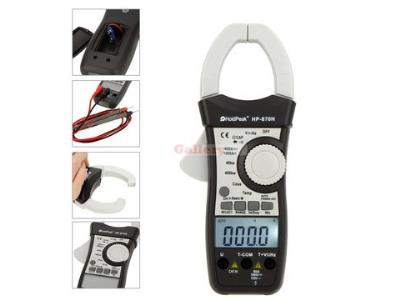 HP-870H Dual Display AC/DC Clamp Meter Voltage Current Resistance Capacitance Frequency