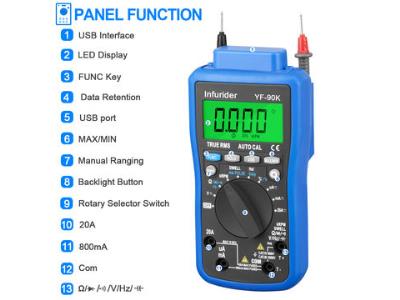 Holdpeak HP-90K Engine Analyzer Tester Auto Range Vehicle Diagnostic Tool