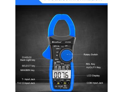 HoldPeak HP-870N Auto Range Multimetro Digital Clamp Meter Multimeter