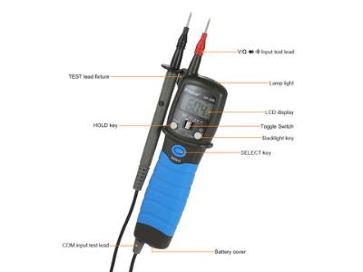 HoldPeak HP-38B ( RU/US/UK Warehouse ) Pen Type Auto Range Voltage Tetser LCD