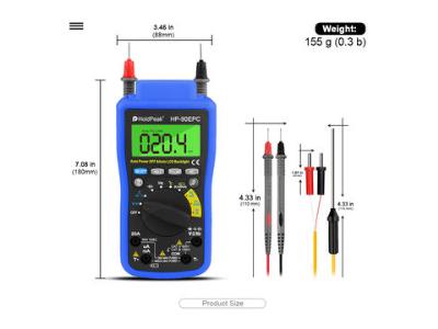 HP-90EPC Multimetro Auto Range Digital Multimeter Meter with USB Cable to connect PC