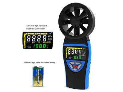 HP-8805-1 Color Screen Display High Class Digital Anemometer Handheld Wind Speed Meter