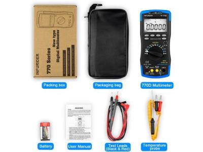 HoldPeak HP-770D-C Clamp Meter with Auto Back-Light and 40000 Counts Display