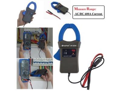 Clamp Adapter Clamp Meter 600A DC/AC Current Clamp Adapter used with Multimeter accessory