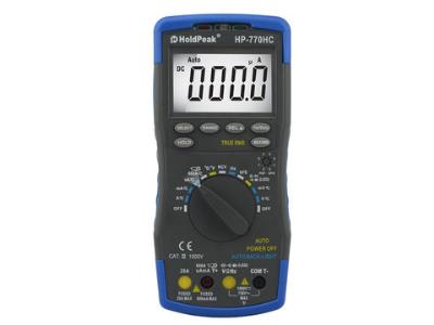True Rms Auto Ranging Digital Multimeter With Ncv Feature Holdpeak HP-770HC