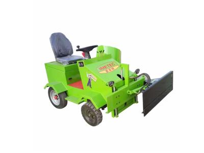 Electric feed pusher for cow farm