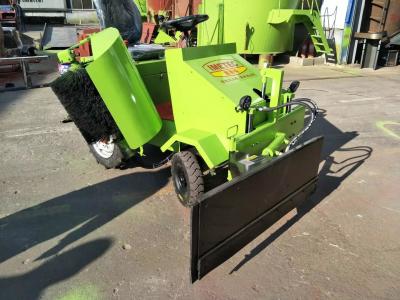 Electric feed pusher for cow farm