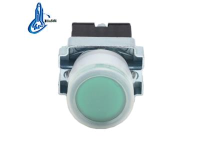 LAY5-BPW3361 metal flush green rubber cap push button switch with cover 