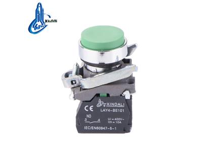 LAY4-BL31 metal convex head no nc push elevator push button switch