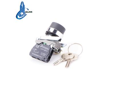 LAY4-BG21 electrical switch keylock push button switch 2 position with key 