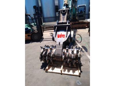 BT150 hydraulic transverse milling rotary drum cutter with slewing bearing for excavator 