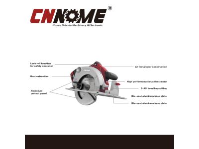 Heavy Duty Cordless 20V Brushless Circular Saw Power 