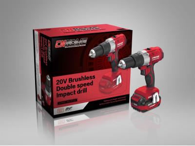 Heavy Duty Cordless 20V Brushless Double Speed Drill 