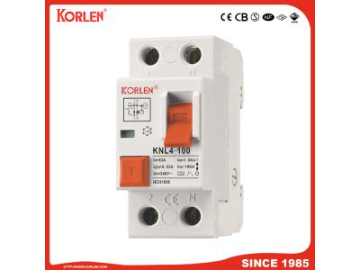 KNL4-100 Residual Current Circuit Breaker