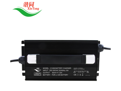 C1200 4S 16.8V 40A Li-ion CE certification battery charger for E-bike/Motorcycle/Scooter