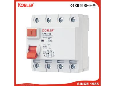 KNL5-63 Residual Current Circuit Breaker (normal)