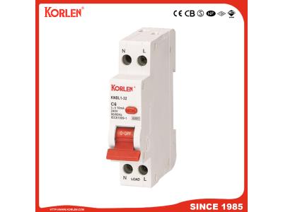 KNBL1-32 Residual Current Circuit Breaker with Overcurrent Protection