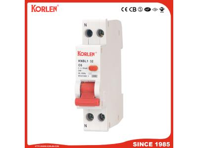 KNBL1-32 Residual Current Circuit Breaker with Overcurrent Protection