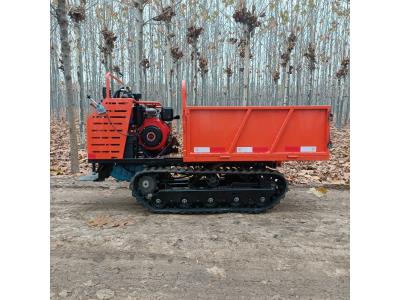The new pure electric small crawler transporter 1 ton agricultural crawler truck