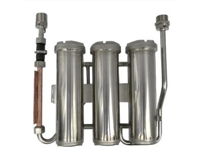 Triple canister stainless steel tank DN01