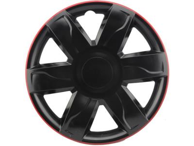 TOPLEAD PPABS Anti-wear Black and Red Car Center Wheel Hubcaps ,14