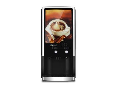 Sapoe Streamline design warm & soft drinks dispenser with light box for advertising