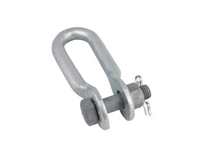 hot dip galvanized shackle clevis Type U anchor shackle for Power Line Fittings/Overhead 