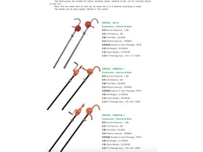 Hand Rotary Oil Pump