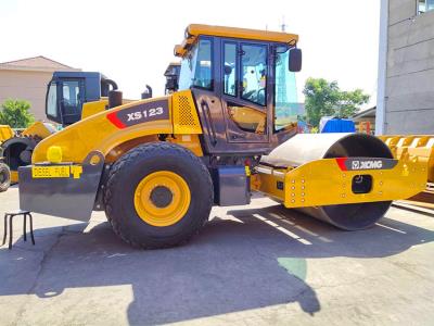 XCMG factory 12 ton single drum vibratory road roller XS123 price