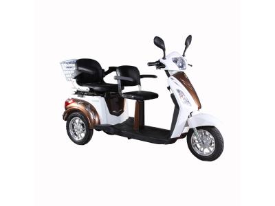 T409 EEC 2 Seat Mobility Scooter 3 Wheel Electric Tricycle