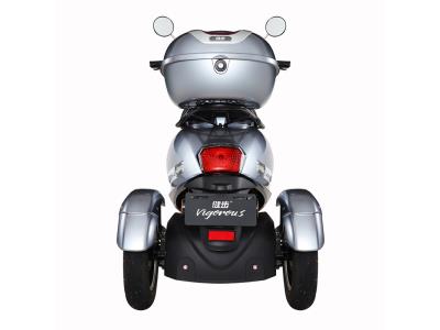 T412-4 650W 3 Wheel Electric Mobility Scooter for Old People with Rear Box 