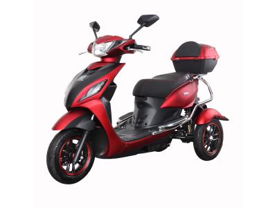 T415 48V 500W 3 Wheel Electric Tricycle Electric Motorcycle with Seat for Adults
