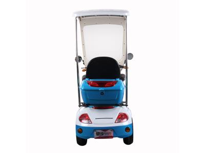 T418S China Electric Scooter 3 Wheels Electric Tricycle with Roof  