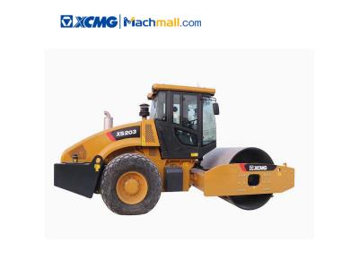 XCMG official 20 ton road roller compactor XS203 China vibratory single drum road rollers