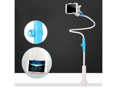 Flexible Plastic Holder for Desk Bed Long Arm Clip Clamp Office Cell Phone Holder Bed