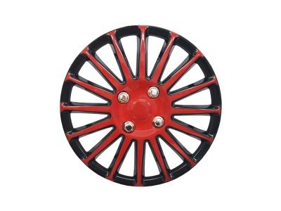 Factory Price  Black and red  swift car wheel Center cover rims Bi-color Plastic Hubcaps