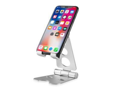 Factory Aluminum Alloy Foldable Tablet Mobile Cell Phone Holder For Desk