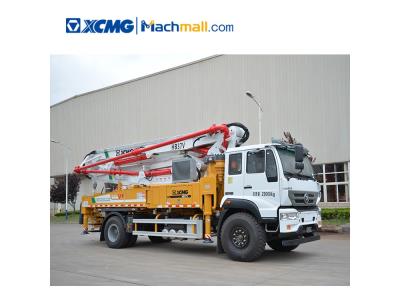 XCMG official HB37V China 37m small hydraulic concrete boom pump truck price