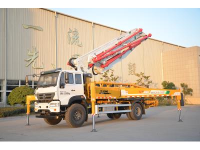 XCMG official HB37V China 37m small hydraulic concrete boom pump truck price