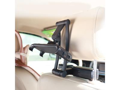 Height Adjustable Mobile Phone accessory Car Back Seat Headrest Phone and Tablet Holder