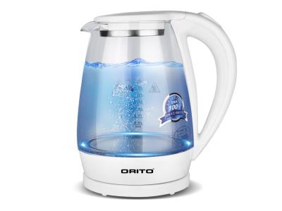 Hot Sale 1.8L Tempered Glass Kettle