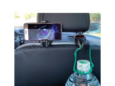 Car Accessories Organizer Headrest Hook with Phone Holder Seat Back Hanger for coat