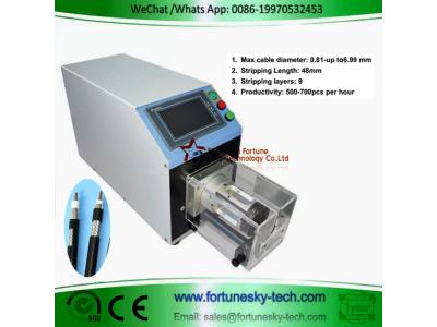 Rotary Coaxial Cable Stripping Machine